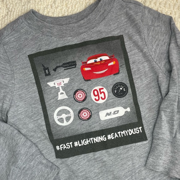 2 for $30 / 2T Lightning McQueen shirts - Picture 2 of 5